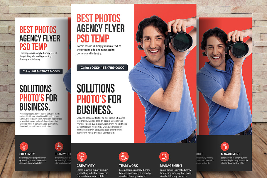 Photographer Flyer in Flyer Templates - product preview 8