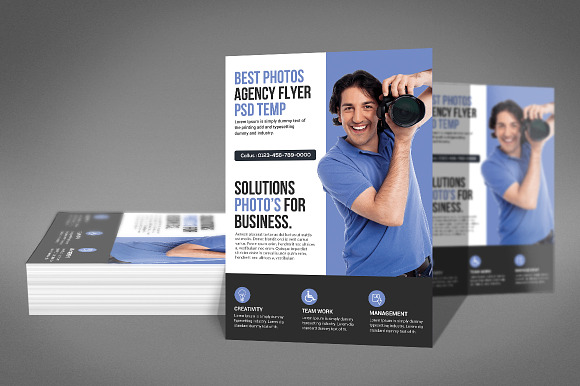Photographer Flyer in Flyer Templates - product preview 2