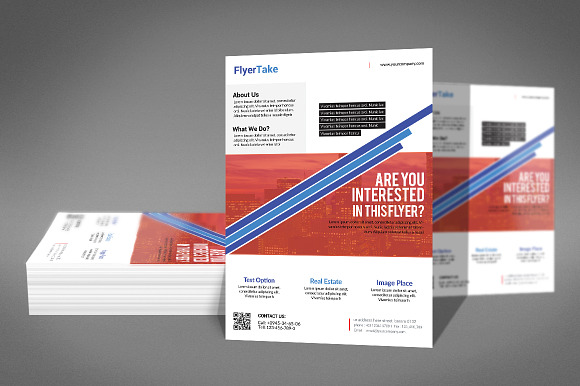 Smart Business Flyers Template in Flyer Templates - product preview 2
