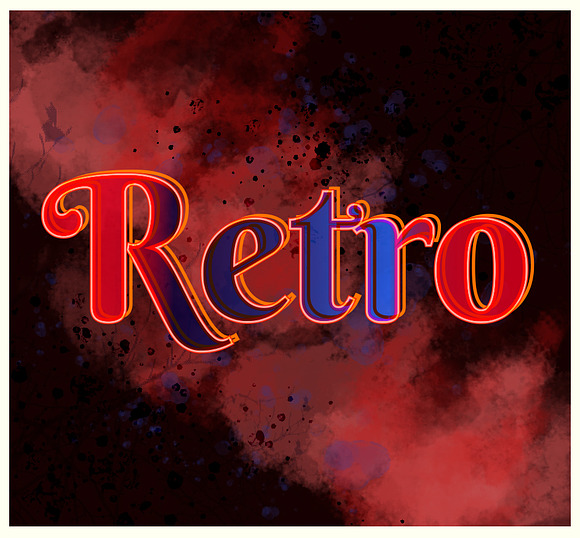 Retro Graphic Styles in Photoshop Layer Styles - product preview 2