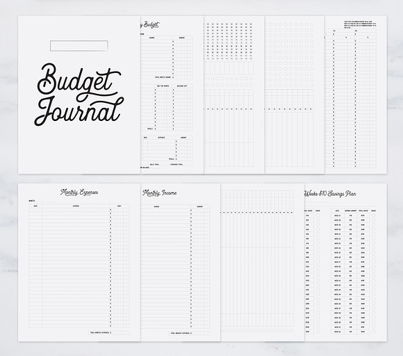 Fully Editable Budget Planner in Stationery Templates - product preview 3