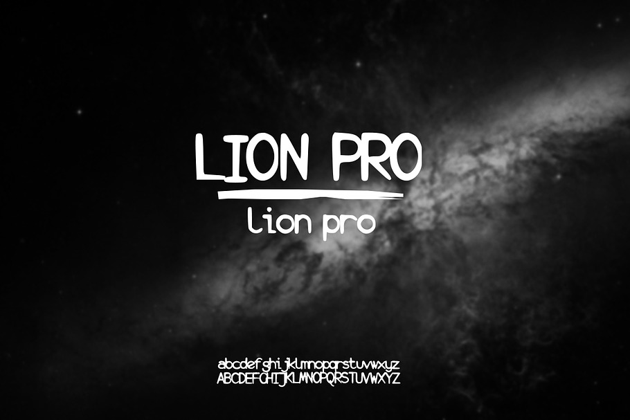 Hand Drawn Font | Lion PRO in Display Fonts - product preview 8