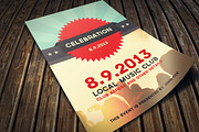 Celebration Music Flyer PSD