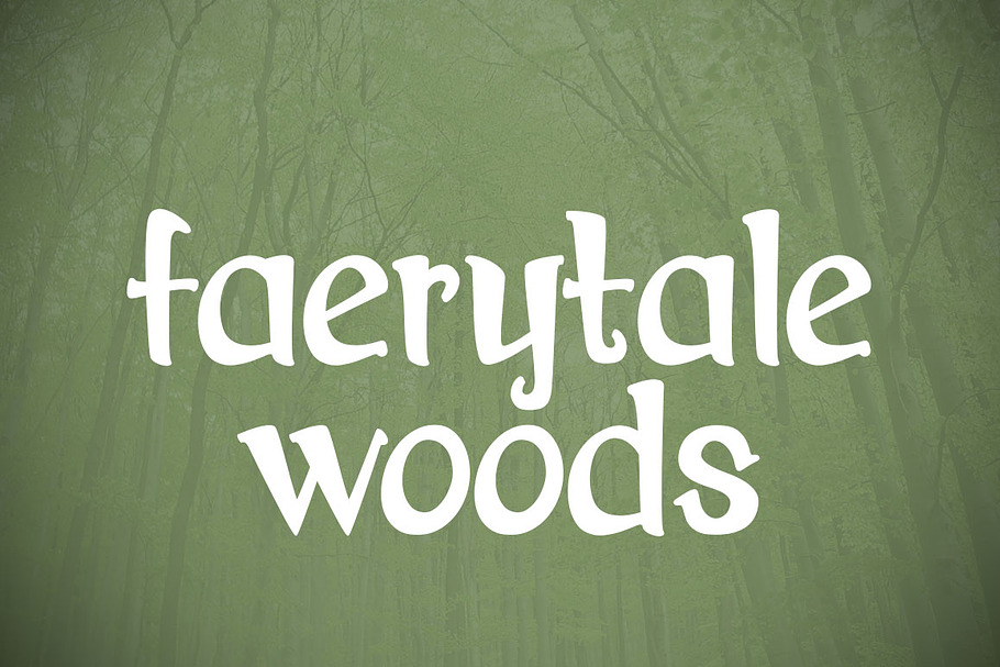 Faerytale Woods in Display Fonts - product preview 8