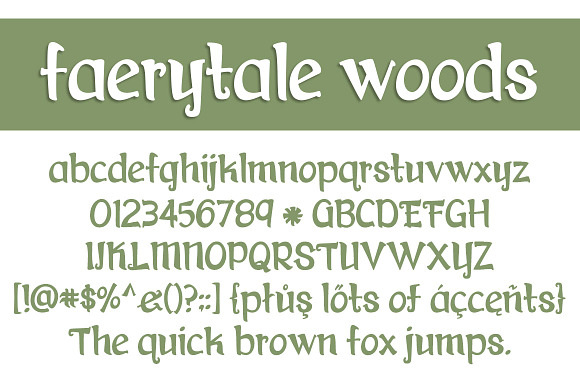 Faerytale Woods in Display Fonts - product preview 1