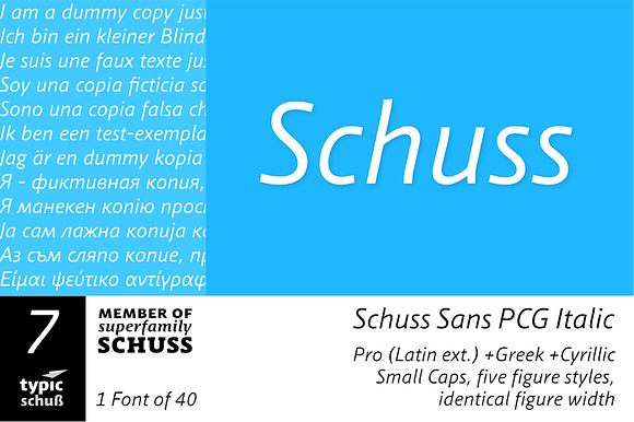 SchussSansPCGIta No.07 (1 Font) in Sans-Serif Fonts - product preview 4