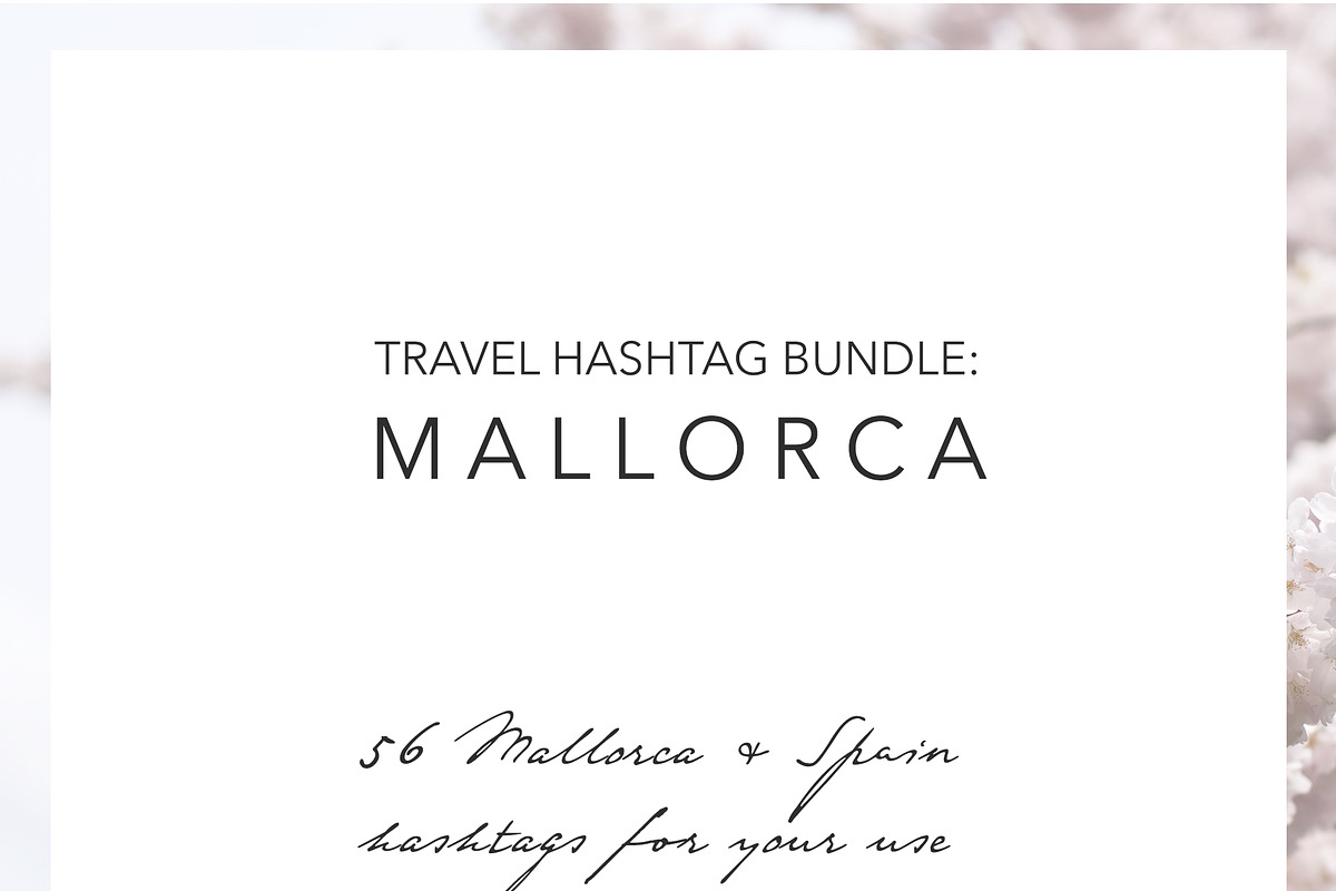 Mallorca Spain Instagram Hashtags in Instagram Templates - product preview 8
