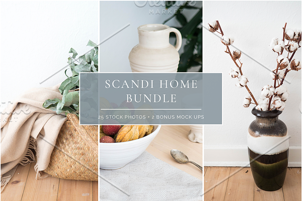 Scandi Home Bundle - 25 stock photos