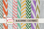 Blossoming {chevrons} - 20% off! :)