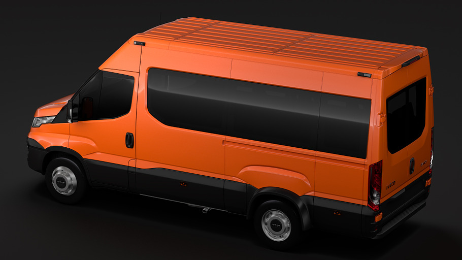 Iveco Daily Minibus L3H2 2014-2016 in Vehicles - product preview 7