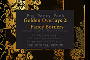 Golden Overlays:  Frames & Borders