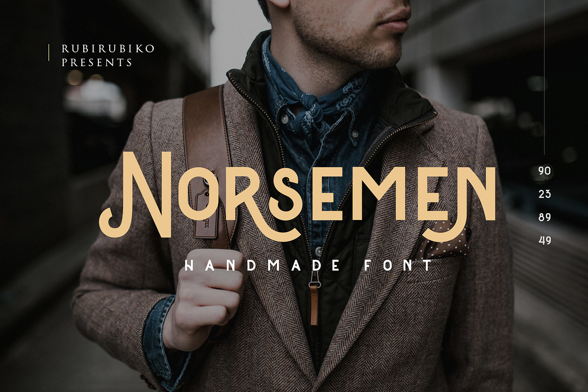 Norsemen - Handmade Font in Display Fonts - product preview 8