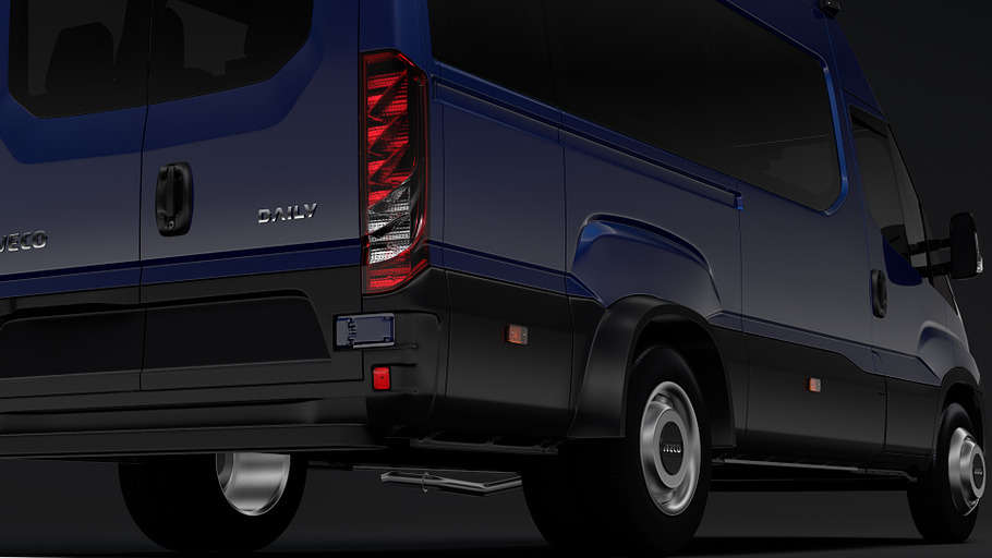 Iveco Daily Minibus L3H3 2014 2016 in Vehicles - product preview 8