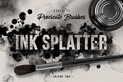 Ink splatter Procreate brushes vol.2