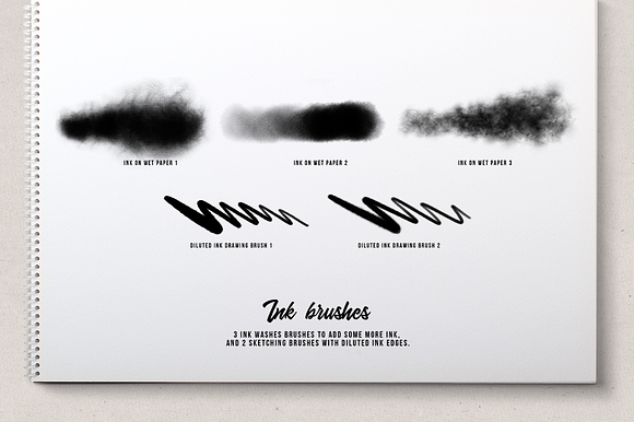 Ink splatter Procreate brushes vol.2 in Add-Ons - product preview 5