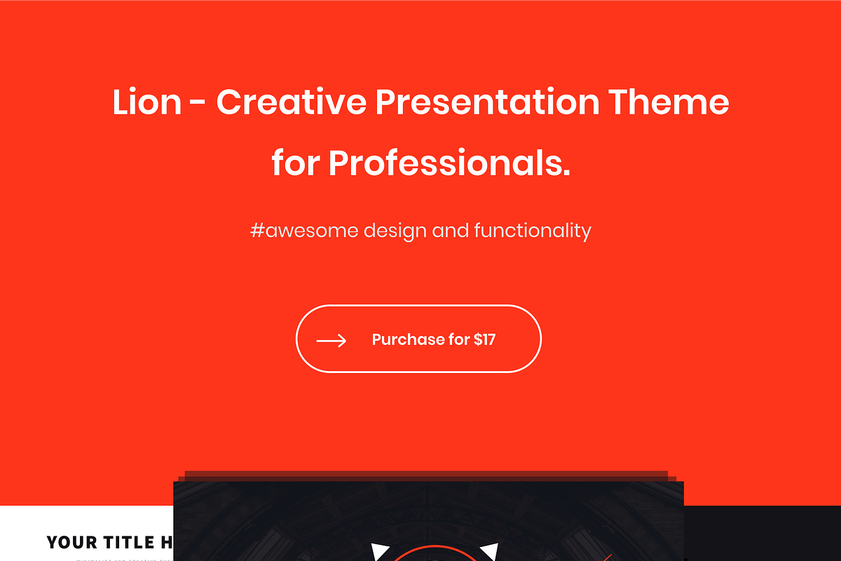 Lion - Powerpoint Template in PowerPoint Templates - product preview 8