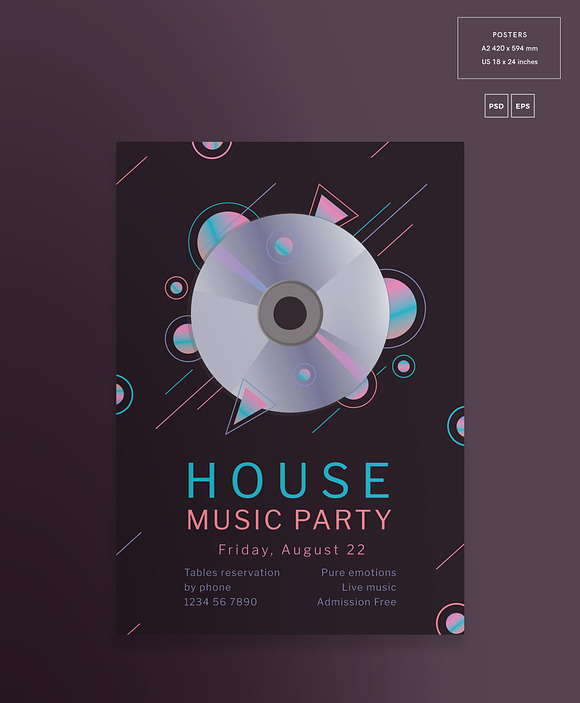 Print Pack | Music Party in Templates - product preview 5