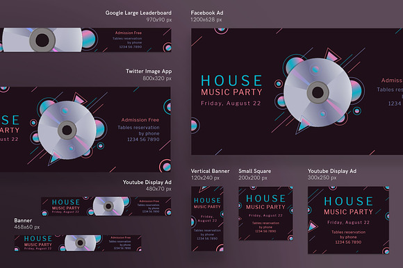 Promo Bundle | Music Party in Templates - product preview 10