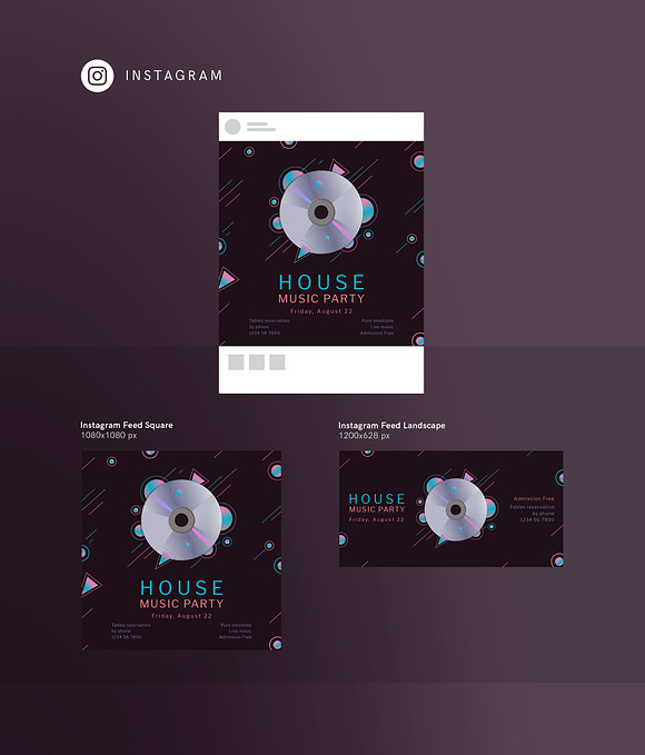 Promo Bundle | Music Party in Templates - product preview 12