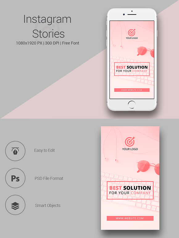 Business Instagram Stories in Instagram Templates - product preview 2