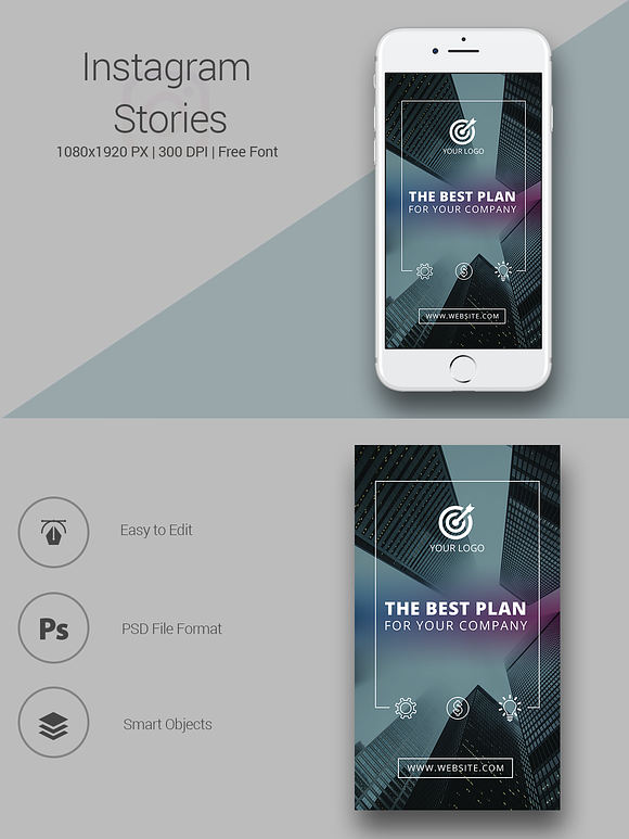 Business Instagram Stories in Instagram Templates - product preview 6