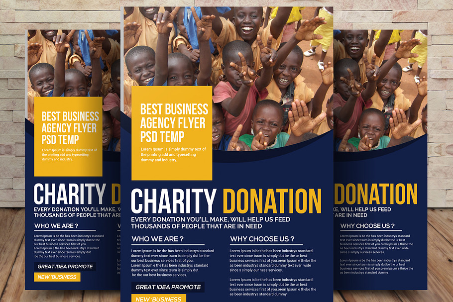 Humanitarian Aid Organization Flyer