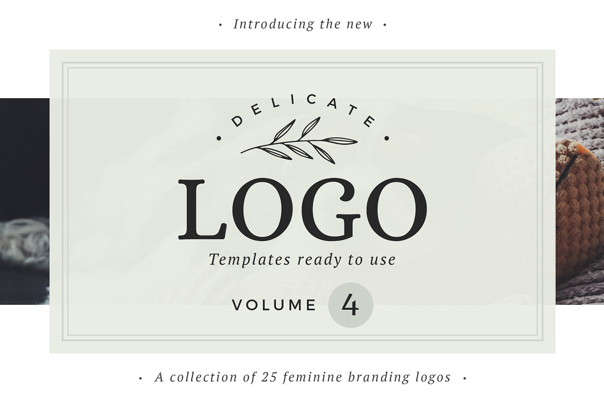 25 Delicate Feminine Logos - Vol 4 in Logo Templates - product preview 8