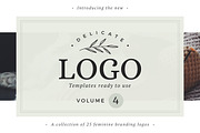 25 Delicate Feminine Logos - Vol 4
