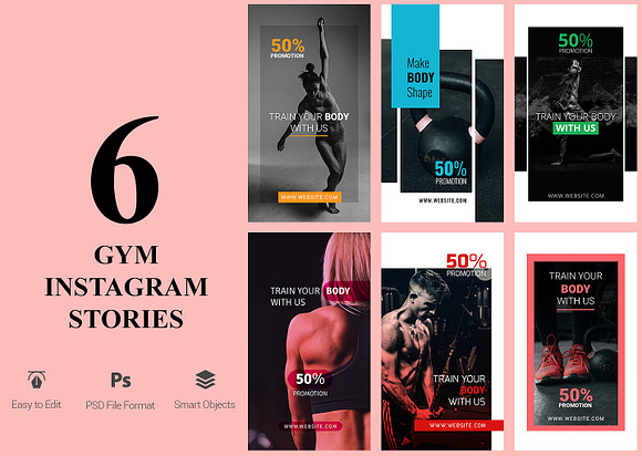 60 Multipurpose Instagram Stories in Instagram Templates - product preview 2