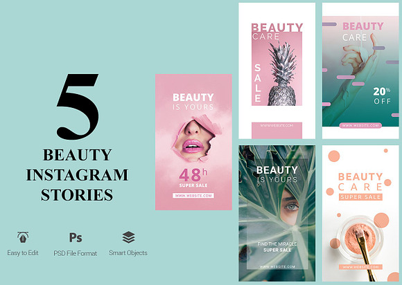 60 Multipurpose Instagram Stories in Instagram Templates - product preview 3
