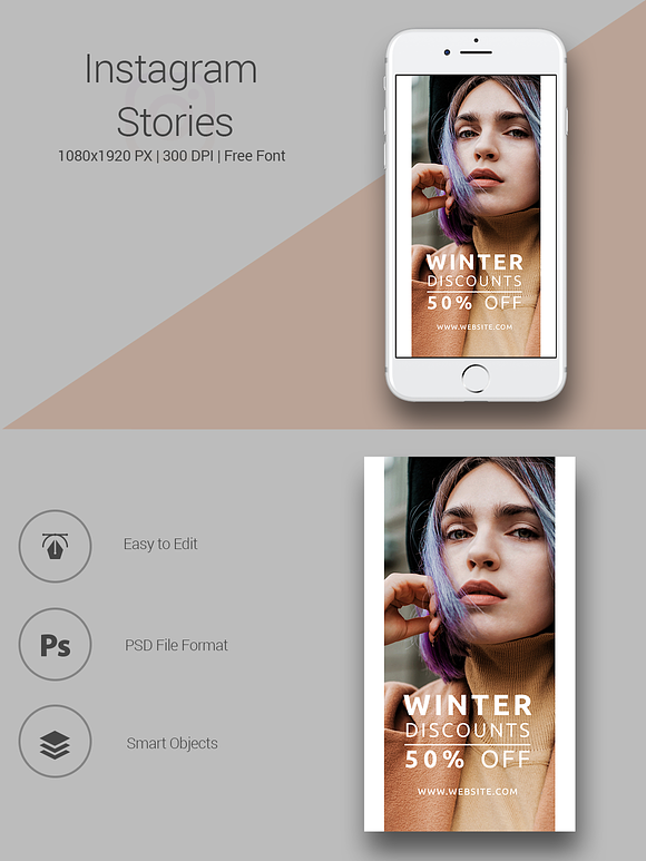 Fashion Instagram Stories in Instagram Templates - product preview 1