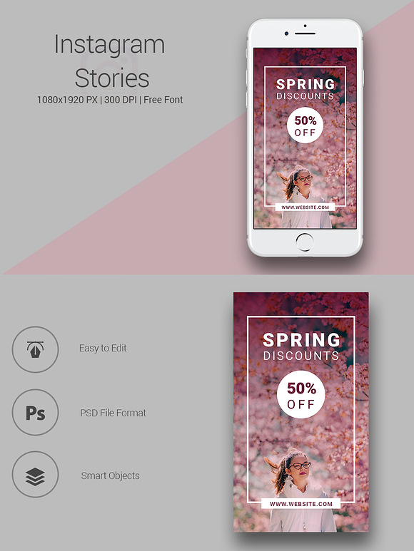 Fashion Instagram Stories in Instagram Templates - product preview 2