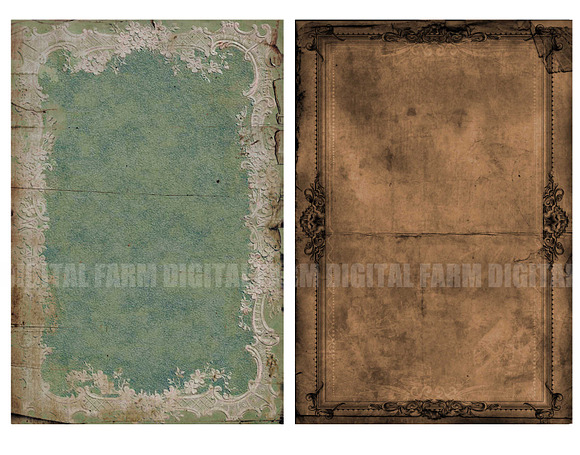 Antique old paper, vintage paper set in Textures - product preview 2