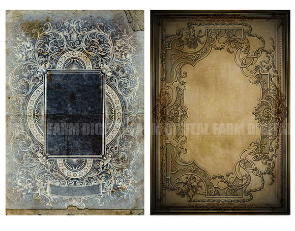 Antique old paper, vintage paper set in Textures - product preview 3