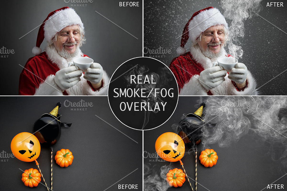 SUMMER SALE -66%! Smoke-Fog overlay in Photoshop Layer Styles - product preview 8