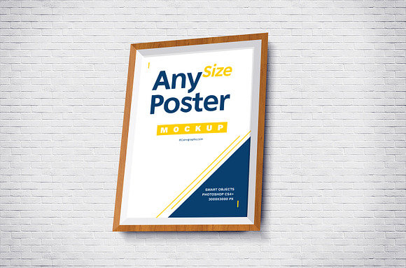 Posters Frames Mockups in Print Mockups - product preview 1