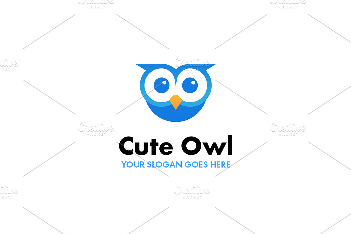 Cute Owl Logo in Logo Templates - product preview 8