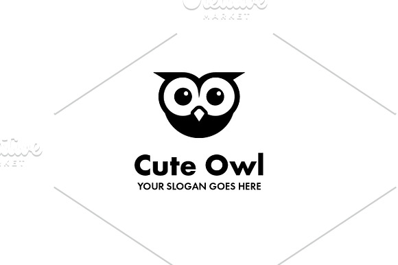 Cute Owl Logo in Logo Templates - product preview 1