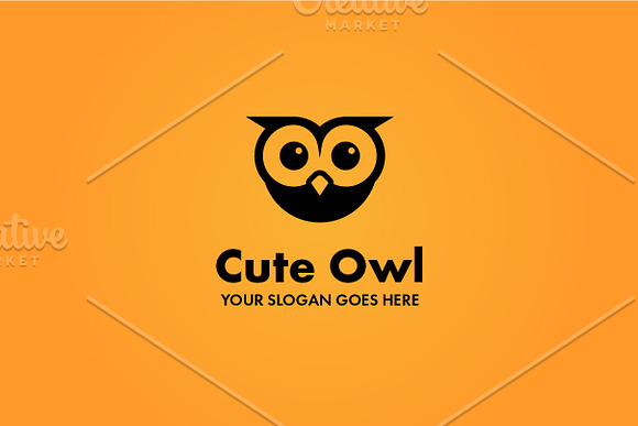 Cute Owl Logo in Logo Templates - product preview 2
