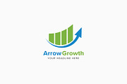Arrow Growth Logo Template