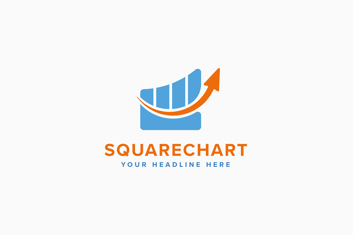 Square Chart Logo Template in Logo Templates - product preview 8