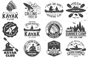 Canoe and kayak club badges