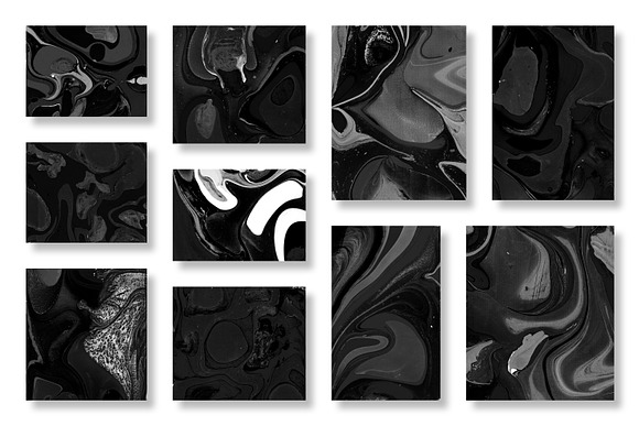200 Marbled Paper Collection in Textures - product preview 9