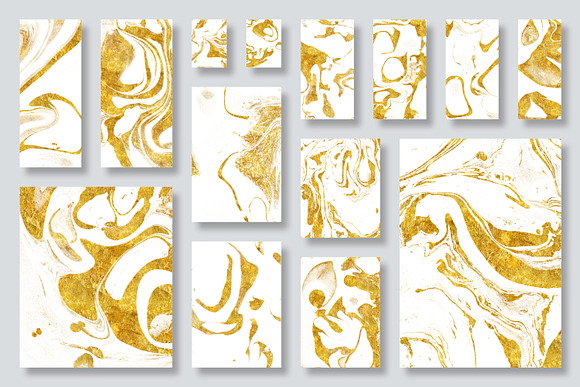 200 Marbled Paper Collection in Textures - product preview 10