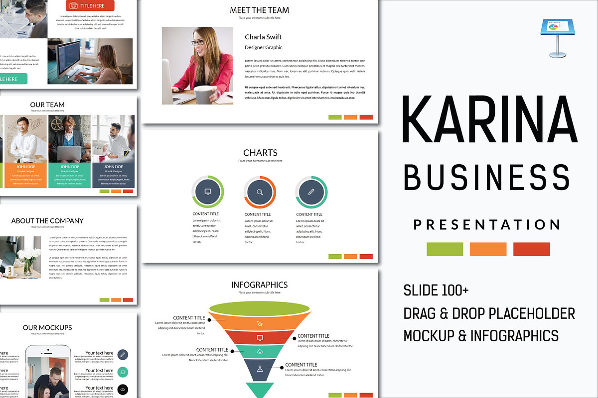 Karina Business Keynote in Keynote Templates - product preview 8