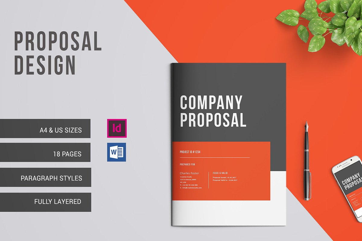 Company Proposal in Brochure Templates - product preview 8