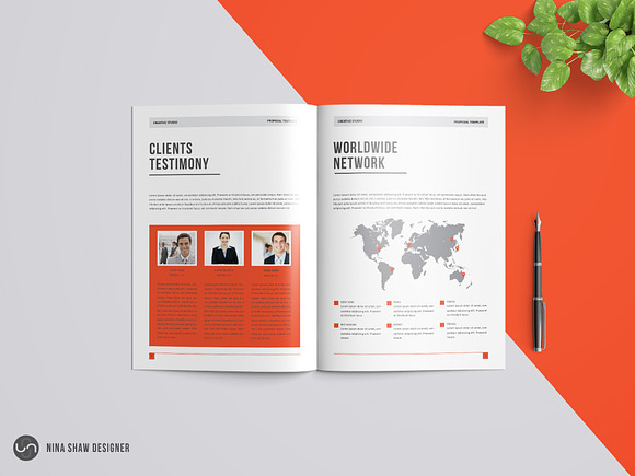 Company Proposal in Brochure Templates - product preview 4