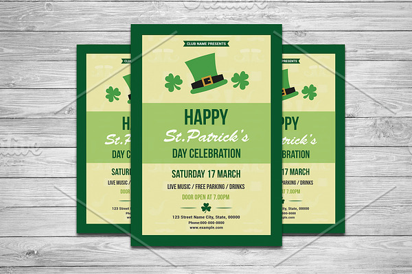 St. Patrick’s Day Flyer-V732
