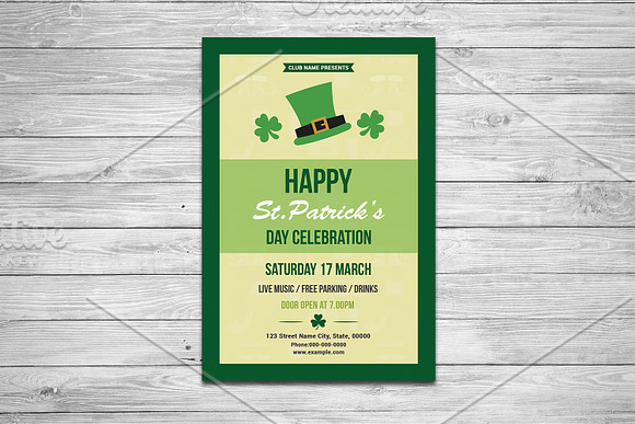 St. Patrick’s Day Flyer-V732 in Flyer Templates - product preview 1