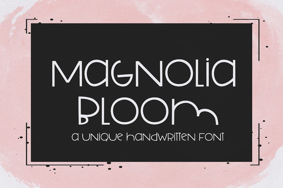 Magnolia Bloom in Display Fonts - product preview 8